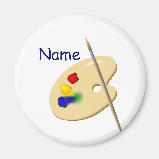 Color Artist Palette Magnet (Front)