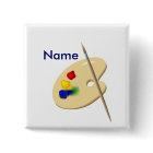 Color Artist Palette Pin Back Button