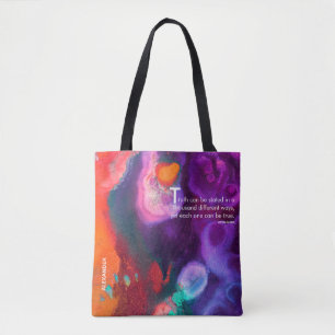 Color Awakening Abstract Expression Design Tote Bag