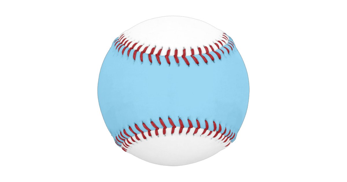 color baby blue baseball | Zazzle