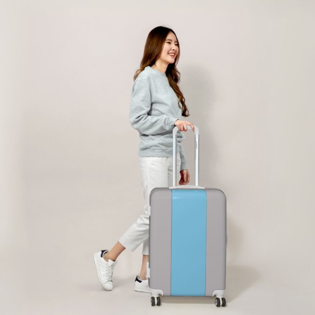 color baby blue luggage (Scale)