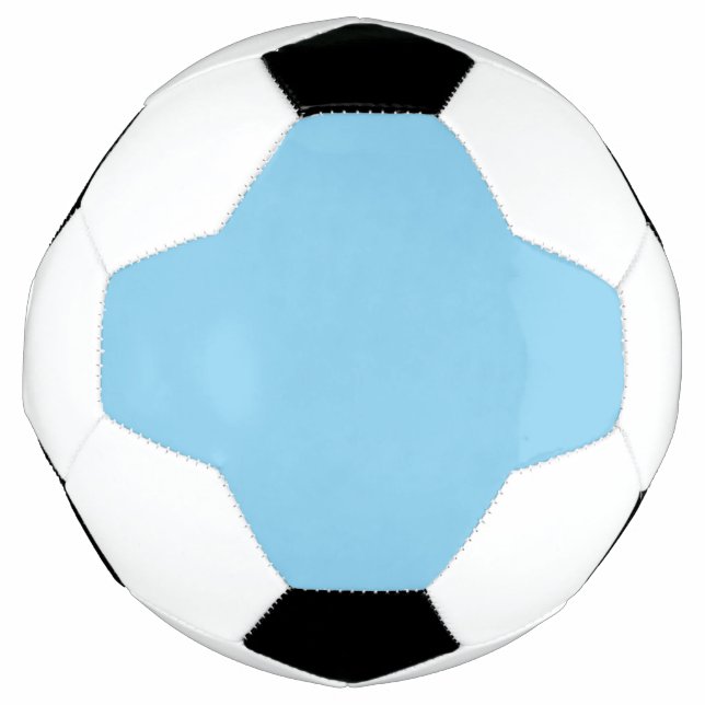 color baby blue soccer ball (Front)