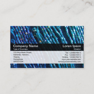 Color Band - Black - Bead Rope Business Card