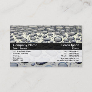 Color Band - Black - Car Hood Business Card