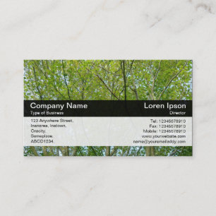 Color Band - Black - Japanese Maple Business Card