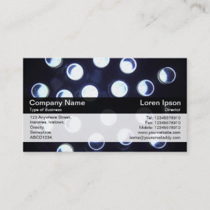 Color Band - Black - LEDs Business Card