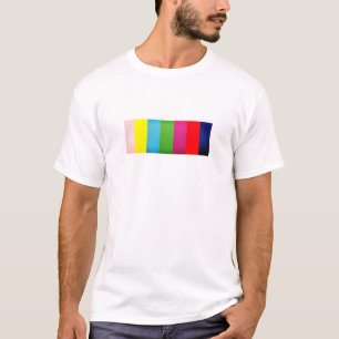 Color Band Spectrum T-Shirt Design - Vibrant Style