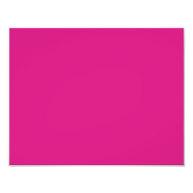 color Barbie pink Photo Print (Front)