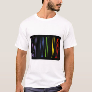 Color Barcode – Digital Aesthetic T-Shirt