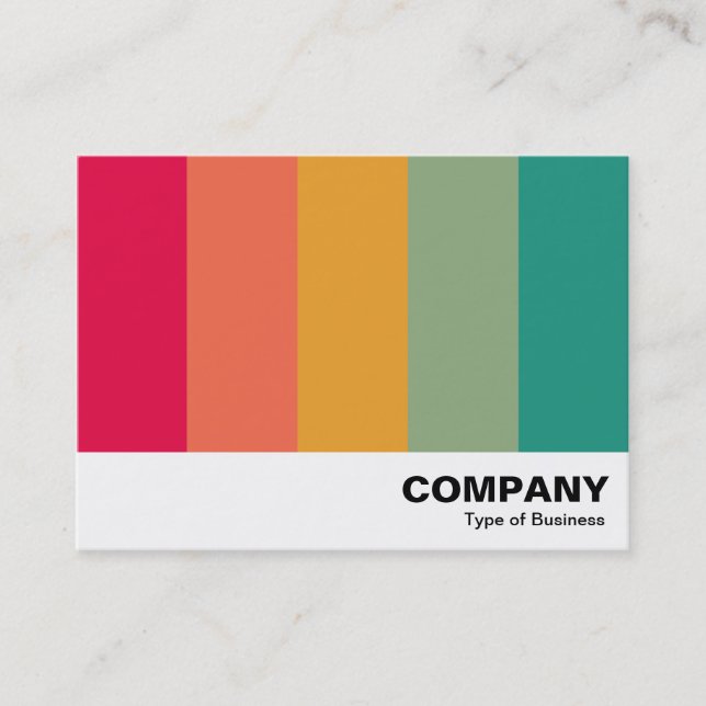 Color Bars 02 Business Card (Front)
