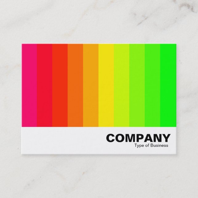 Color Bars 02 Business Card (Front)