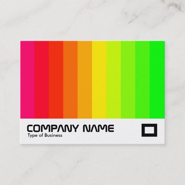 Color Bars 02 Business Card (Front)