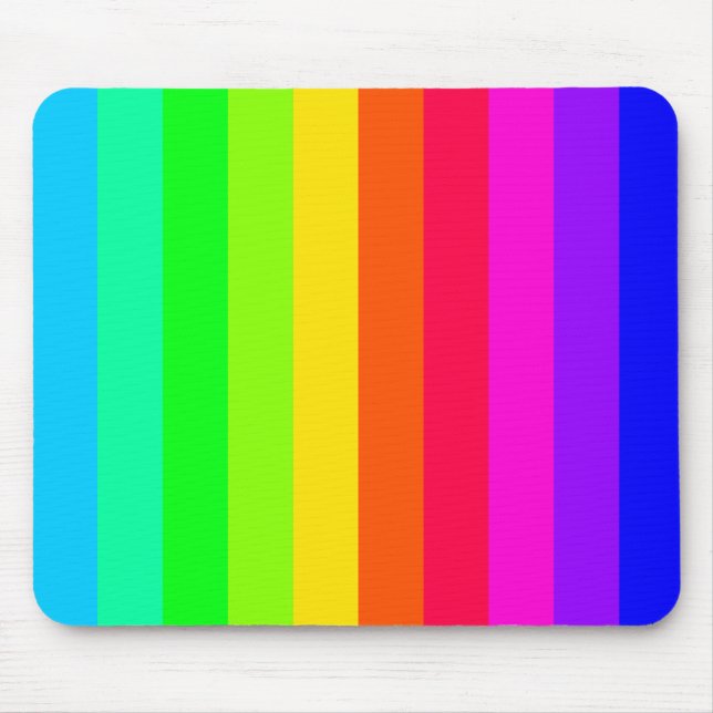 Color Bars 03 Mouse Pad (Front)