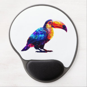 Color Beautiful Toucan Gel Mouse Pad