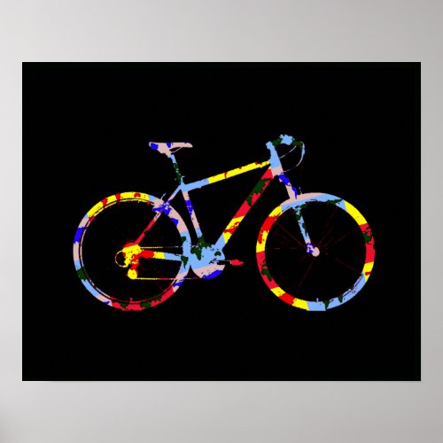 color bicycle _ biking decor