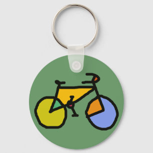 color bike keychain