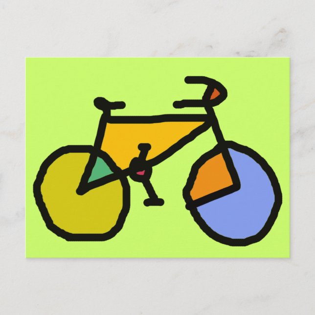 color bike postcard (Front)