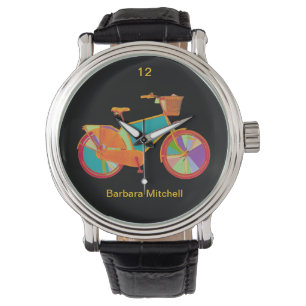 color bike timepiece watch