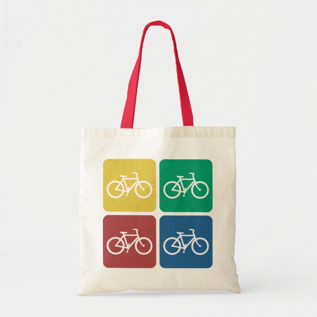Color Bikes Tote Bag (Front)