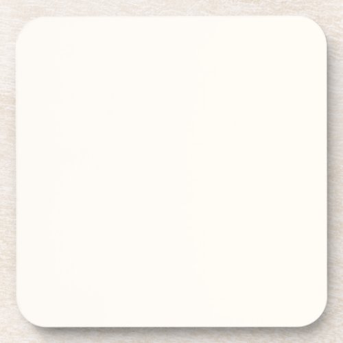 color blanched almond beverage coaster