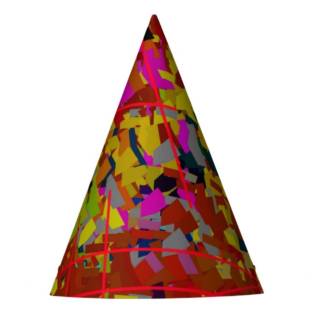 Color Blast party hats (Front)