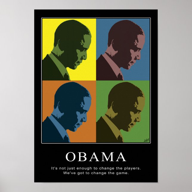 "Color Blind" Obama Poster (Front)