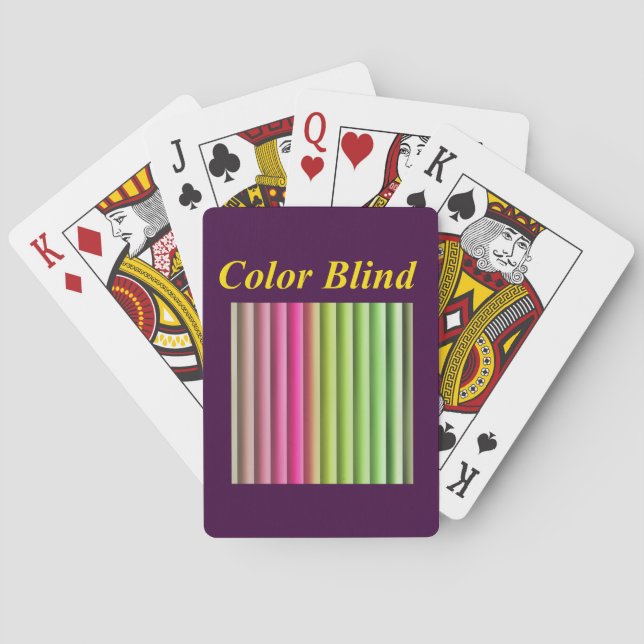 Color Blind Poker Cards (Back)