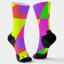 Color Block 80’s Rewind Crew Socks