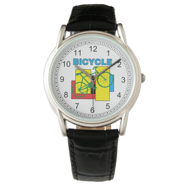Color Block Bike Watch (Front)