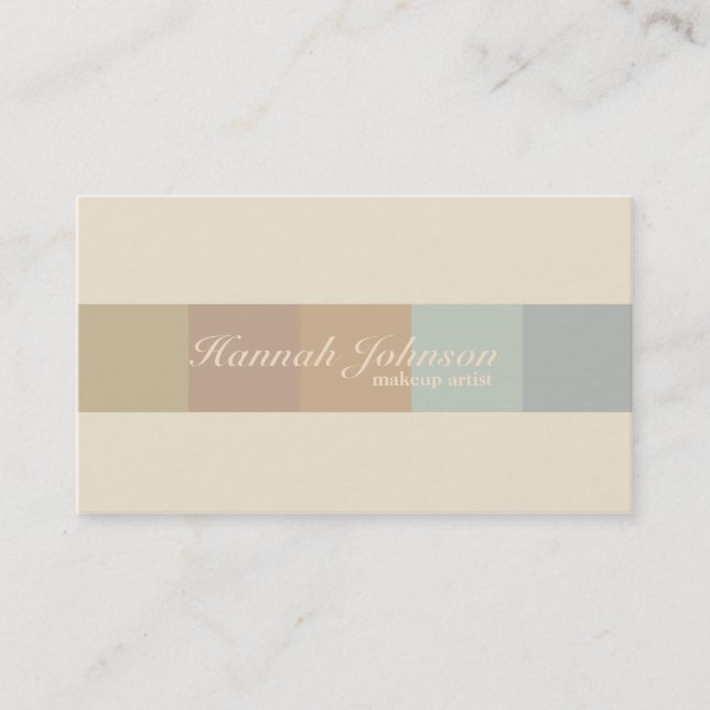 Color-block Business Card Template (Front)
