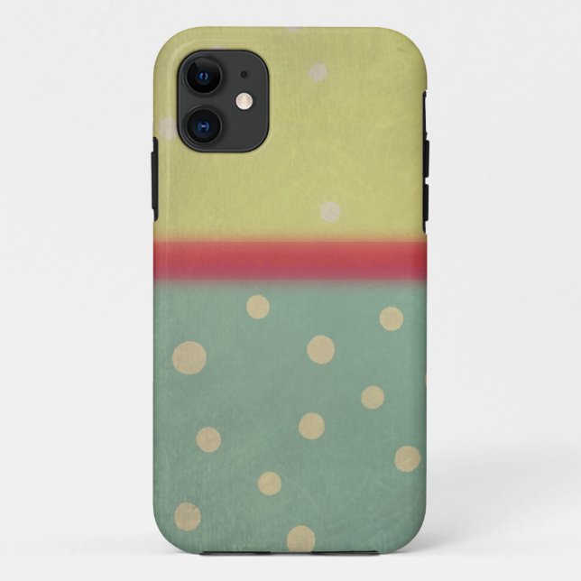 Color Block Case Polka Dots (Back)