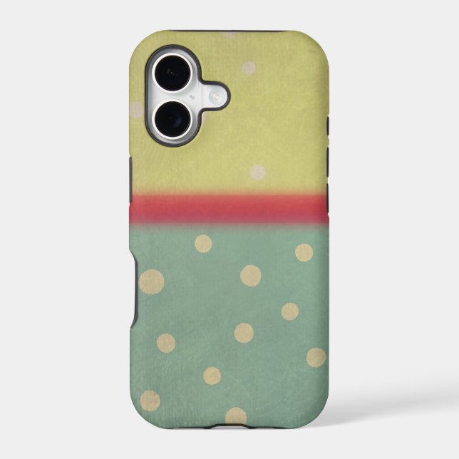 Color Block Case Polka Dots (Back)