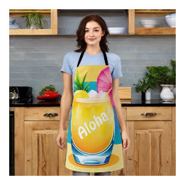 Color Block Cocktail customizable Apron
