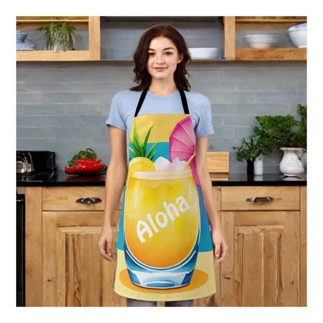 Color Block Cocktail customizable Apron (Creator Uploaded)