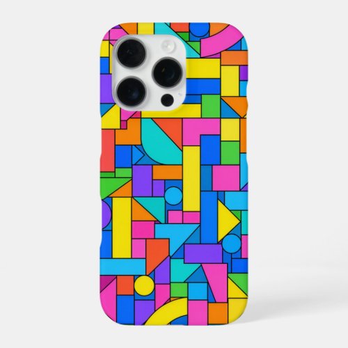 Color Block Disorder iPhone 16 Pro Case