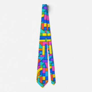 Color Block Disorder Neck Tie