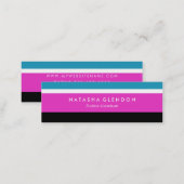 Color Block Fashion Consultant Business Card (Front/Back)