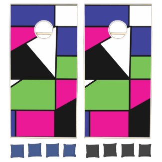 Color Block Geometric Pattern