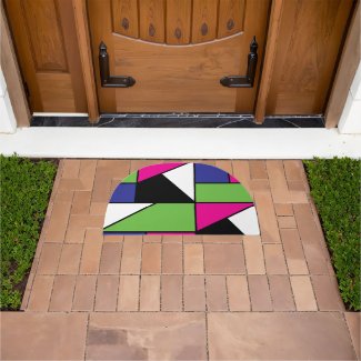 Color Block Geometric Pattern