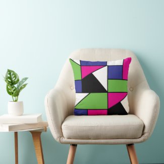 Color Block Geometric Pattern