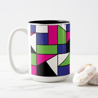 Color Block Geometric Pattern