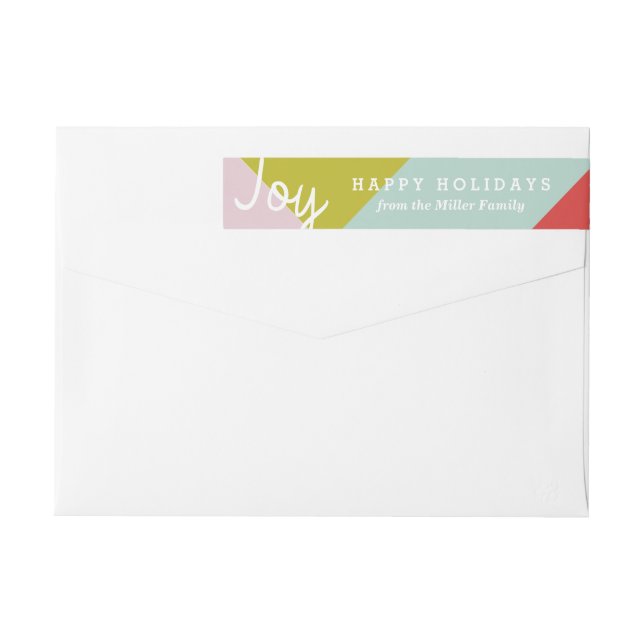 Color Block Joy Wrap Around Label (Back)