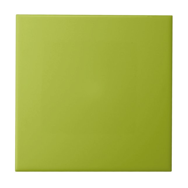 Color Block - Light Green Ceramic Tile (Front)
