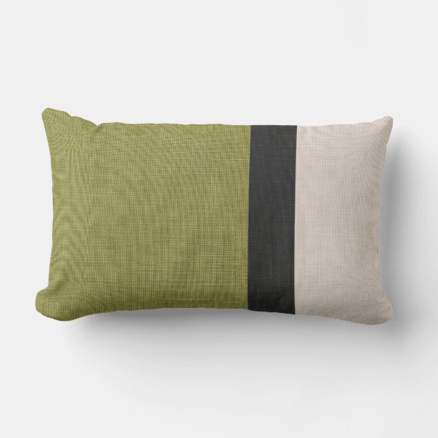 Color block store lumbar pillow