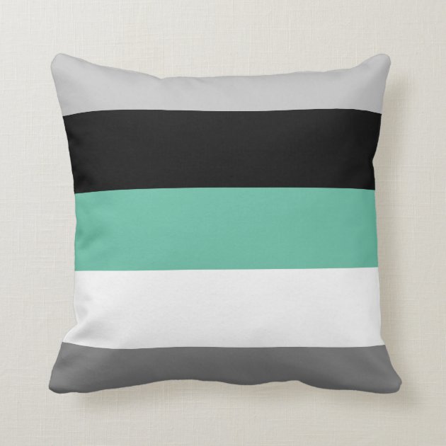 mint throw pillow