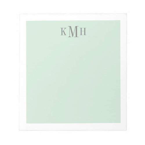 Color Block Mint Notepad