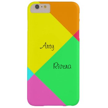 Color Block Party_where Did You Get That?!1 Barely There Iphone 6 Plus Case by FUNauticals at Zazzle