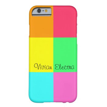 Color Block Party_where Did You Get That?!2 Barely There Iphone 6 Case by FUNauticals at Zazzle