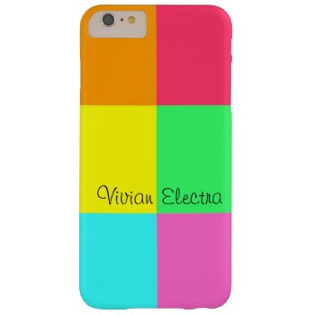 Color Block Party_where Did You Get That?!2 Barely There Iphone 6 Plus Case by FUNauticals at Zazzle