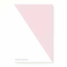 Color Block - Pink Personalized Post-it® Notes